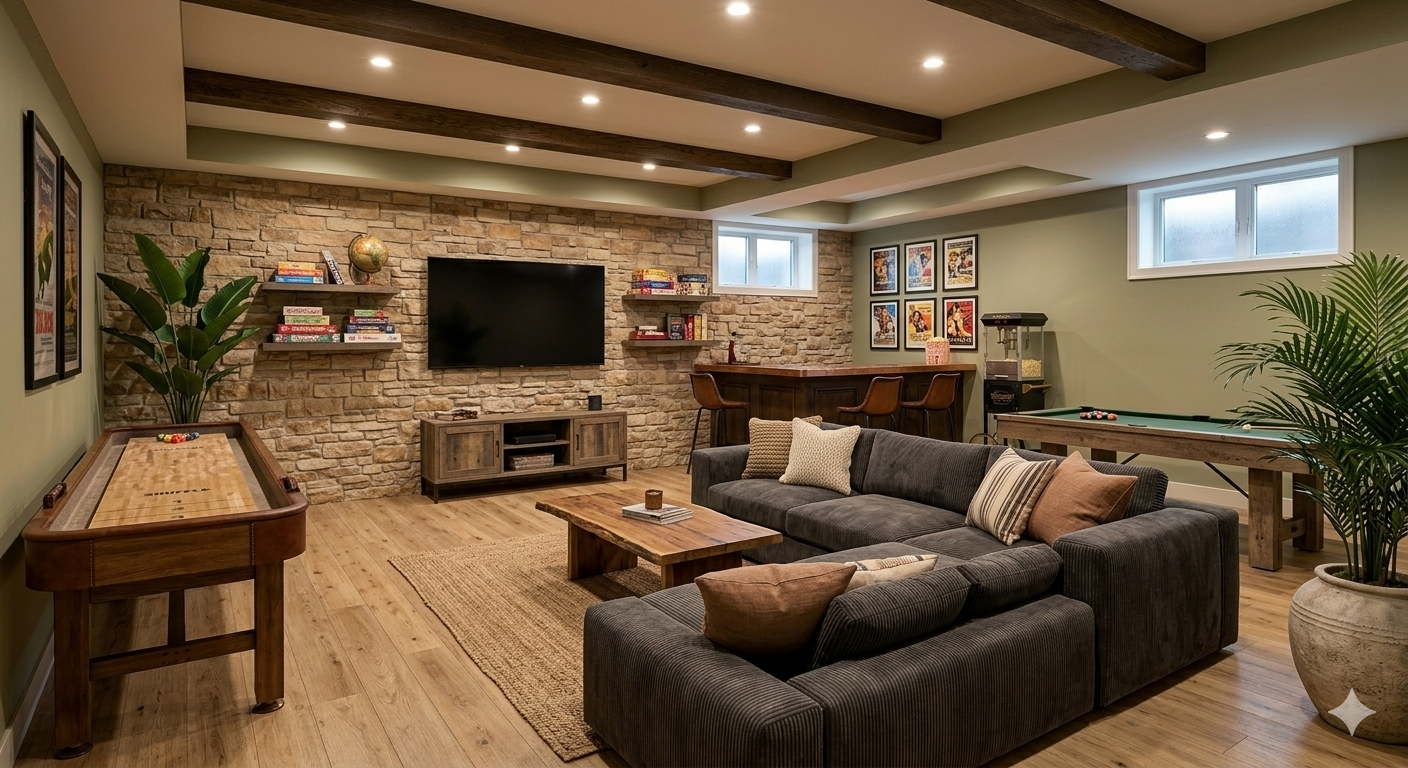 Beautiful hardwood living room